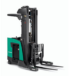 Stand-On Reach Truck